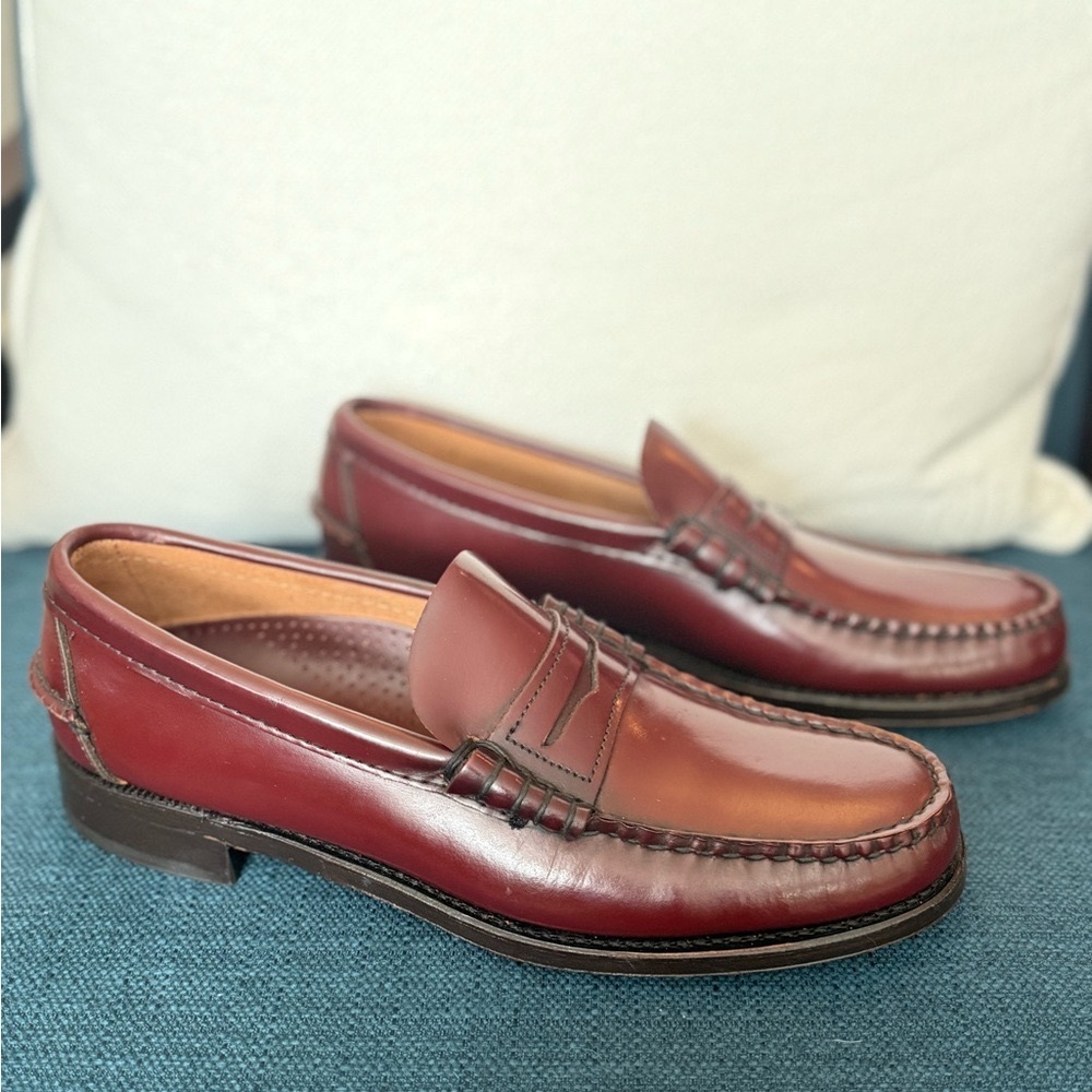 Sebago Burgundy/Ox Blood Women's Loafers sz10